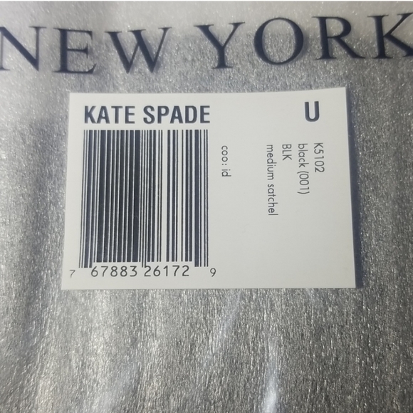 NEW Kate Spade Rory Medium Black Satchel Purse Bag - Picture 9 of 10